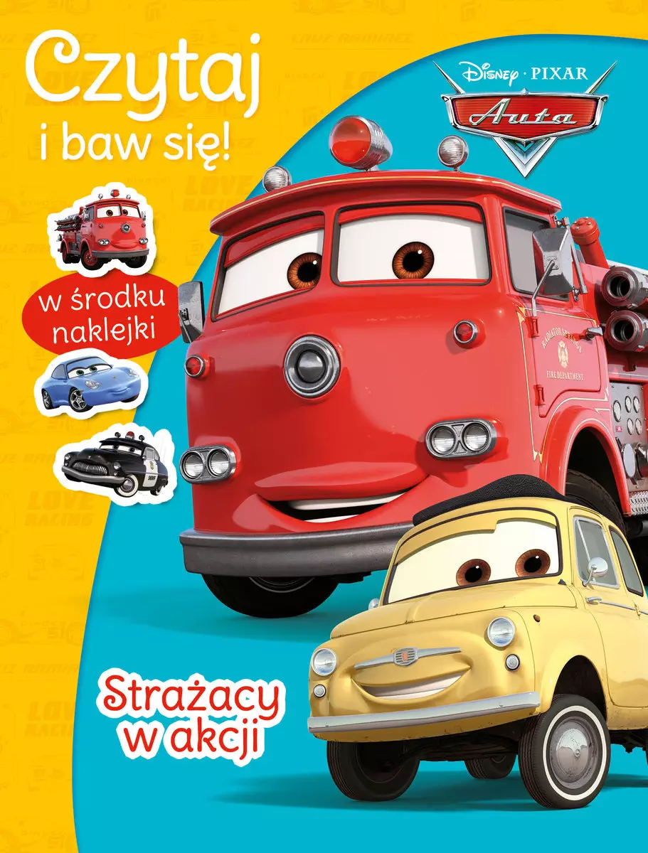 Czytaj i baw się! Strażacy w akcji. Disney Pixar Auta - Książki
