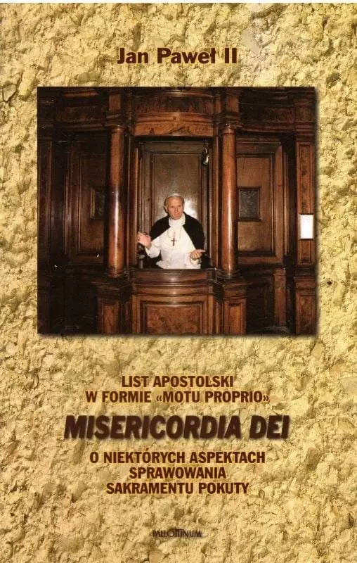 List apostolski Misericordia Dei - Książki