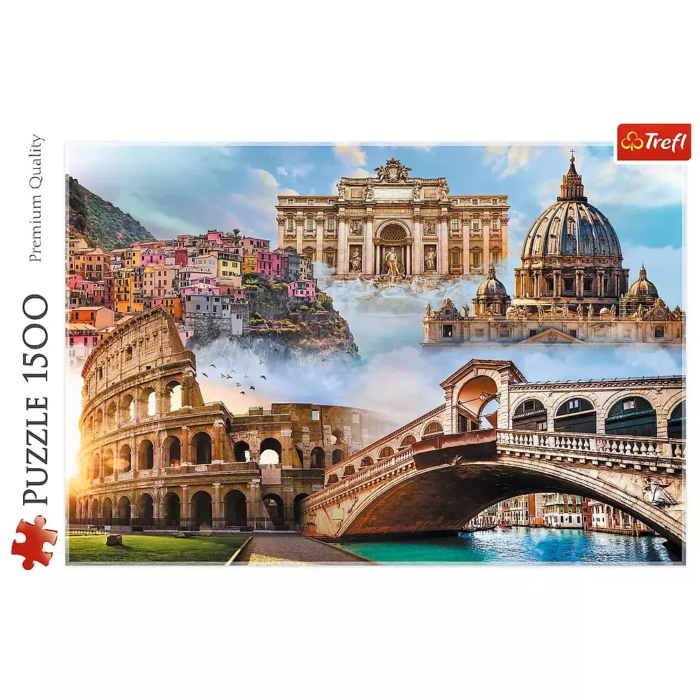 Puzzle 1500el Trefl Wlochy pudełko - Puzzle