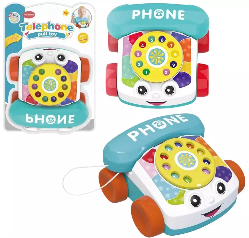 Telefon do ciągnięcia dla malucha - Zabawki