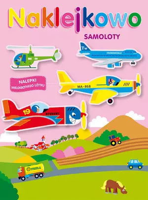 Naklejkowo: Samoloty - Książki