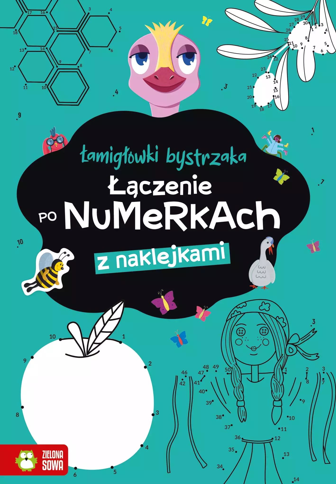 Łamigłówki bystrzaka. Łączenie po numerkach - Książki