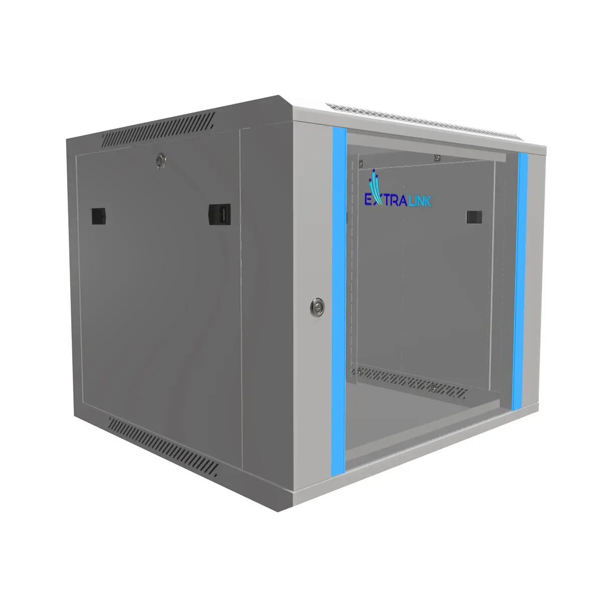 Extralink 9U 600x600 Szara | Szafa rack | montowana na ścianie - Elektronika i akcesoria