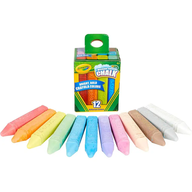 Crayola Kreda chodnikowa dla dzieci kolorowa 16 szt. - Papiernicze i szkolne