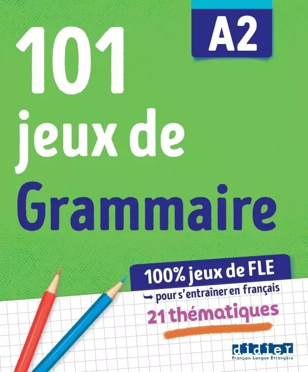 101 jeux de FLE A2 ćw.z gramatyki francuskiej - Książki