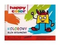 Blok rysunkowy A4, 15 kartek Happy Color - Papiernicze i szkolne