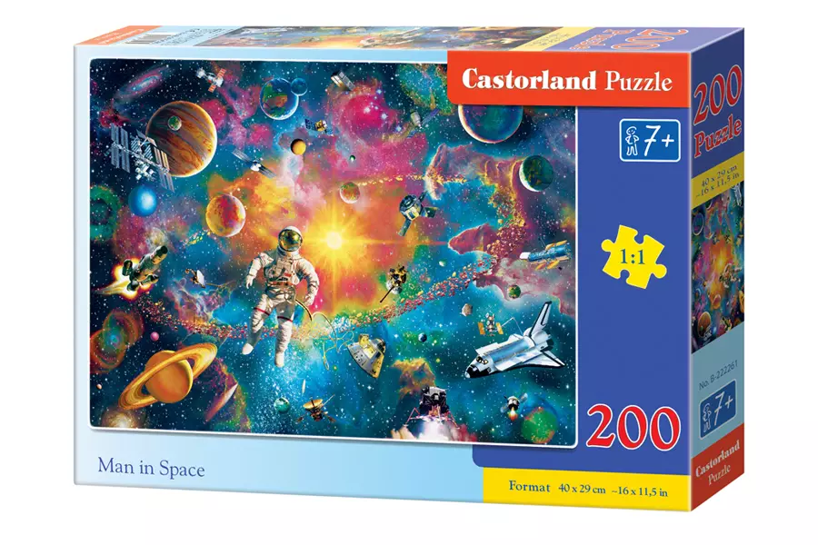 Puzzle 200 elementów. Man in Space - Puzzle