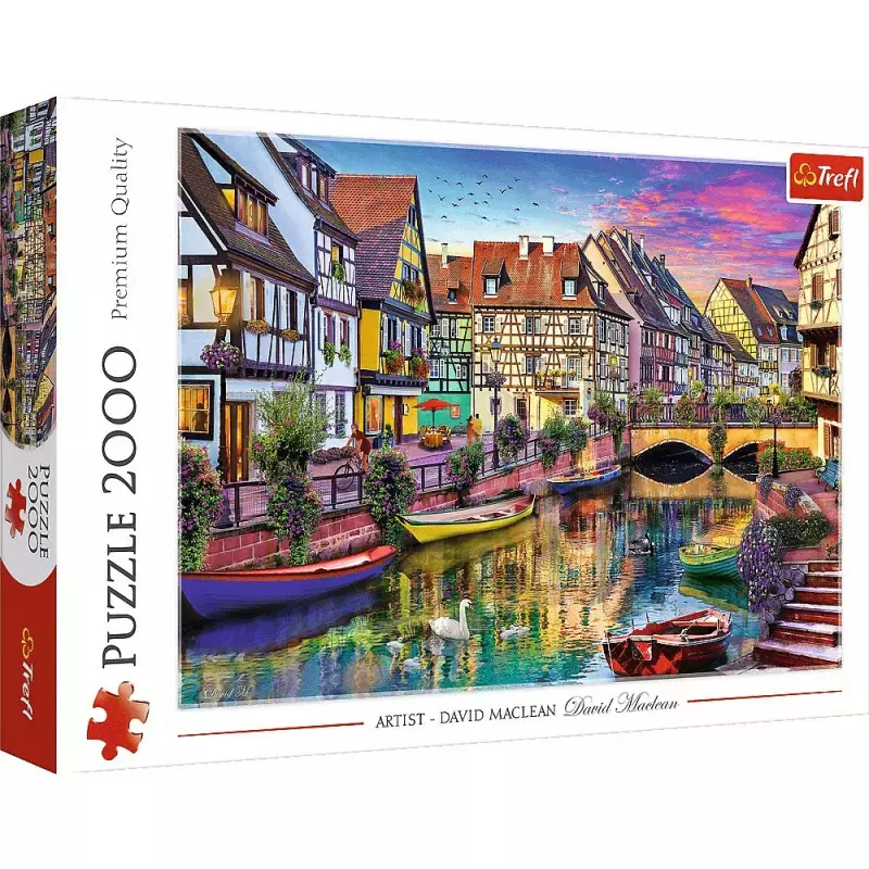 Puzzle 2000 elementów. Colmar, Francja - Puzzle