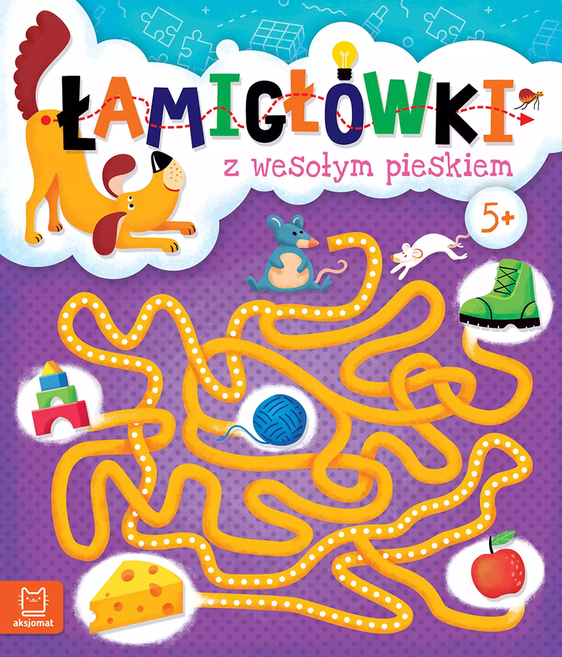Łamigłówki z wesołym pieskiem 5+ - Książki