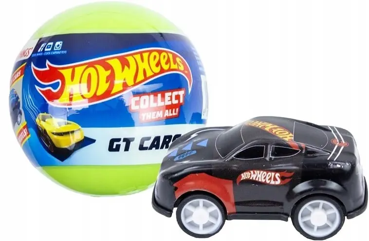 Hot Wheels Kapsuła Niespodzianka 65mm GT Cars - Zabawki