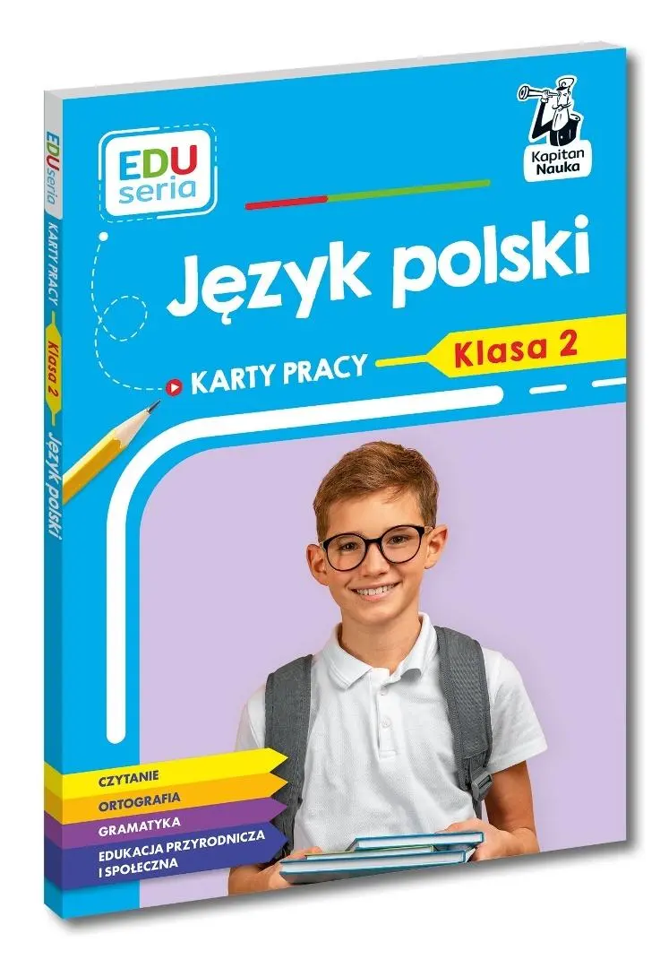 EDUseria. J.Polski. Karty pracy Kl.2 Kapitan Nauka - Książki