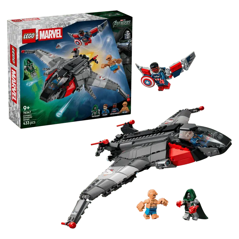LEGO Super Heroes Marvel Avengers: Doomsday Quinjet 76347 - Zabawki