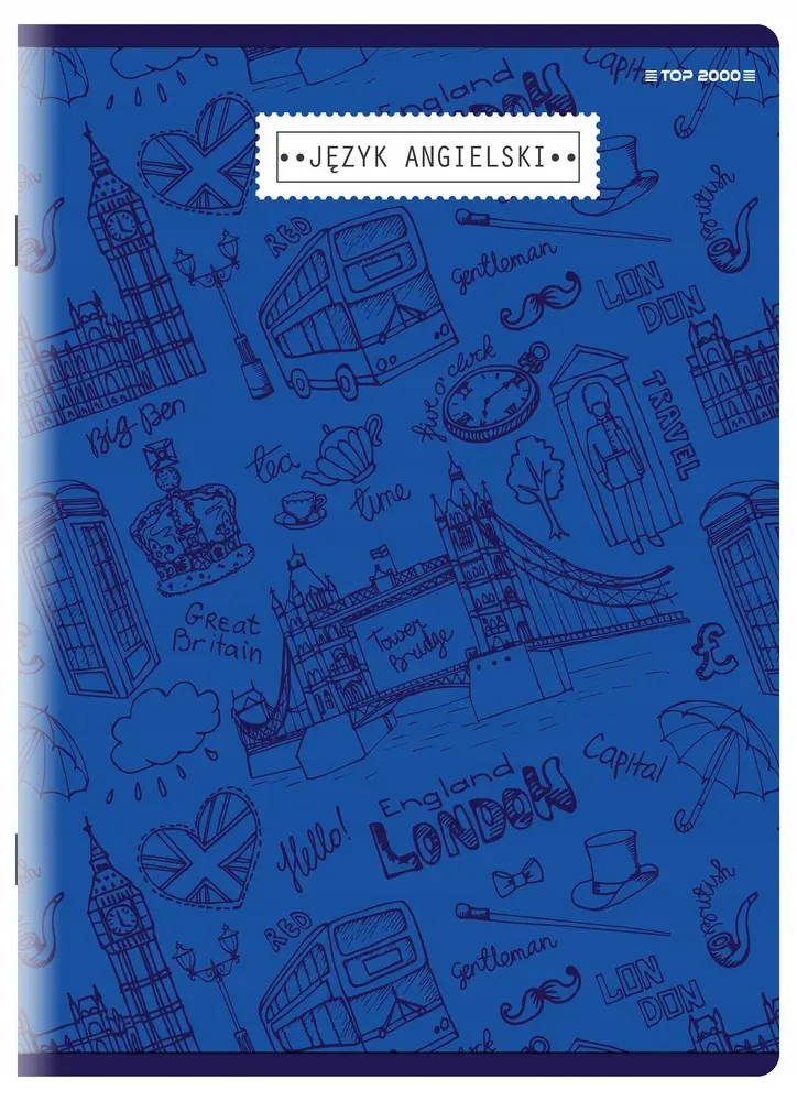 Zeszyt w kratkę A5 TOP-2000 60 kartek - Papiernicze i szkolne