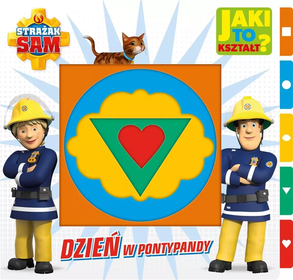 Strażak Sam. Jaki to kształ? Dzień w Pontypandy - Książki