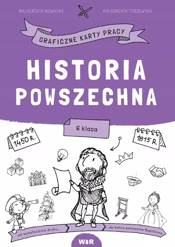 Historia powszech. Graficzne karty pracy dla kl. 6 - Książki