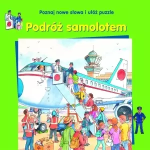 Podróż samolotem. Poznaj nowe słowa i ułóż puzzle - Książki