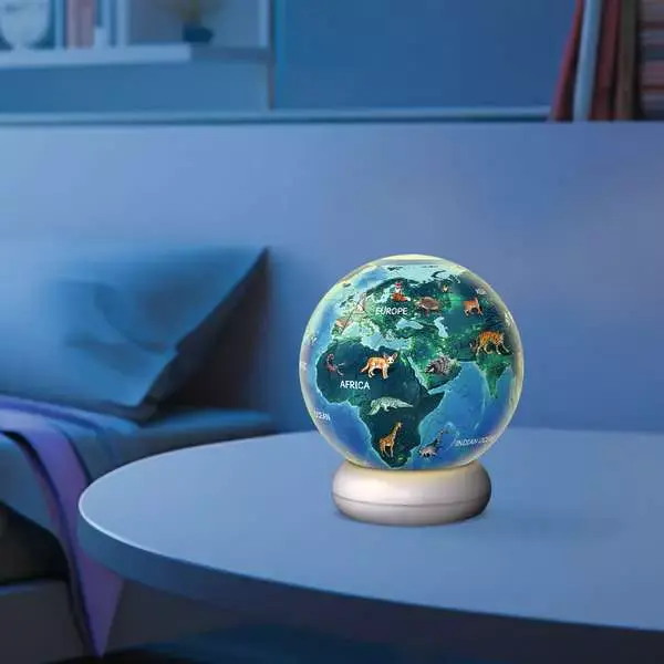 Puzzle 3D 72 elementy. NightLight. Ziemia nocą - Puzzle