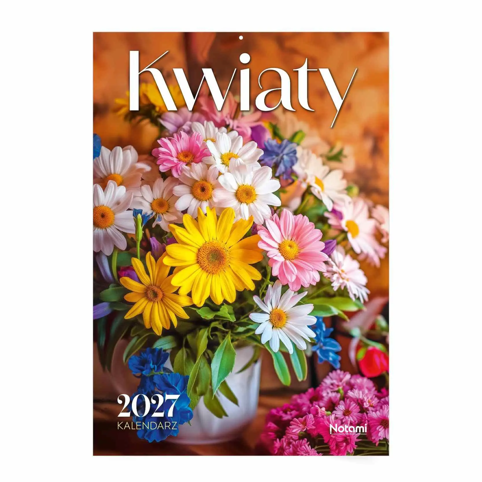 Kalendarz 2027 Ścienny A4 Kwiaty - Papiernicze i szkolne