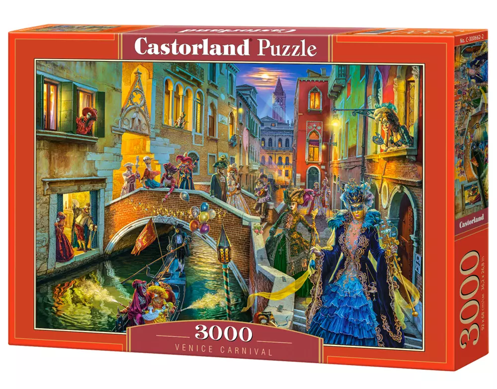 Puzzle 3000 elementów. Wenecki karnawał - Puzzle