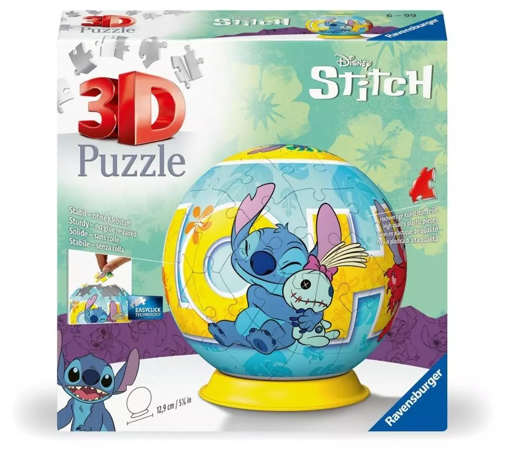 Puzzle 3D Kula: Stitch - Puzzle