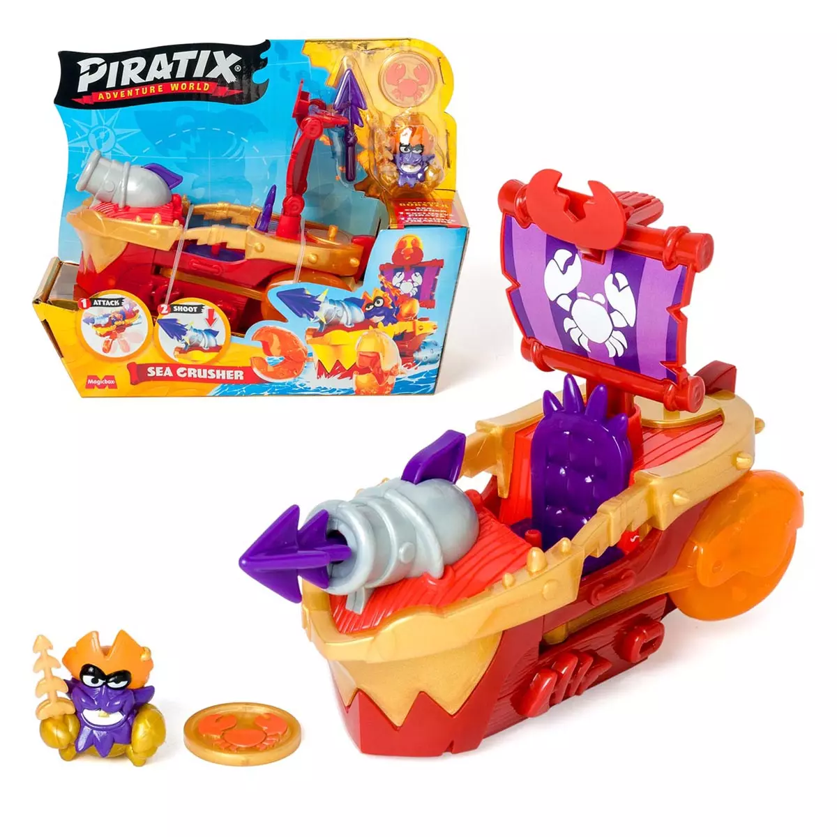 PIRATIX Sea Crusher Zestaw, figurka - Zabawki