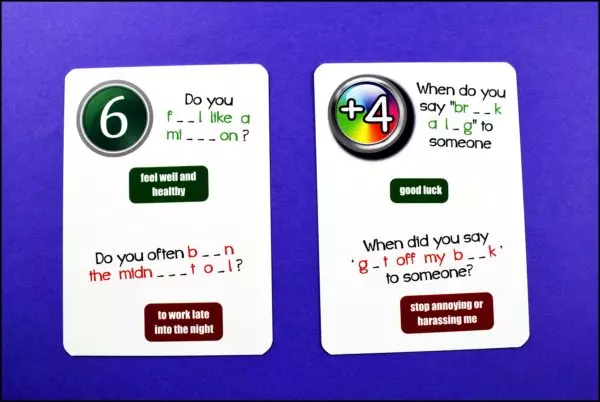 Fun Card English. Idioms in Conversation - Gry