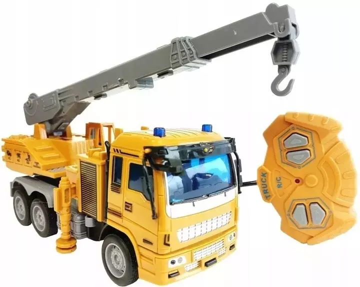 Dźwig R/C + ładowarka + św/dź - Zabawki