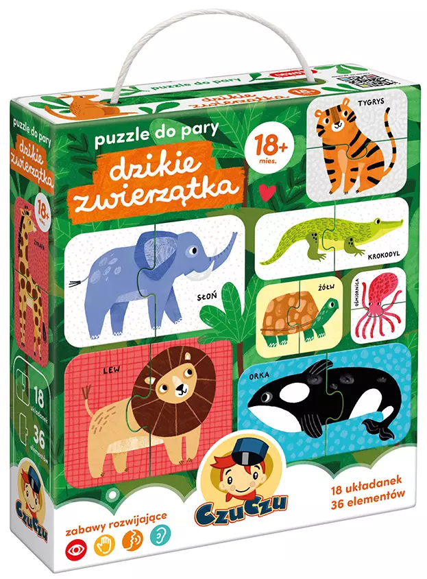 Puzzle Czuczu do pary. Dzikie zwierzątka - Puzzle