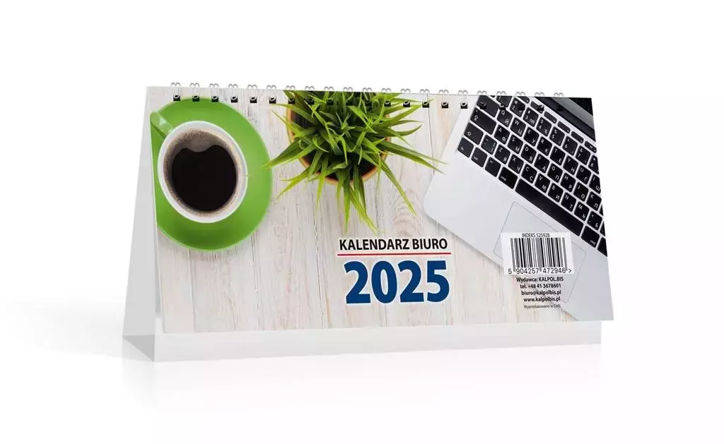 Kalendarz 2025 biurkowy Biuro - Książki