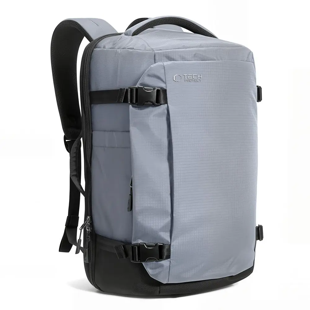 Tech-Protect Defender S70 Ryanair & Wizzair Travel Laptop Cabin Backpack 24L 40x30x20 Urban Grey - Papiernicze i szkolne