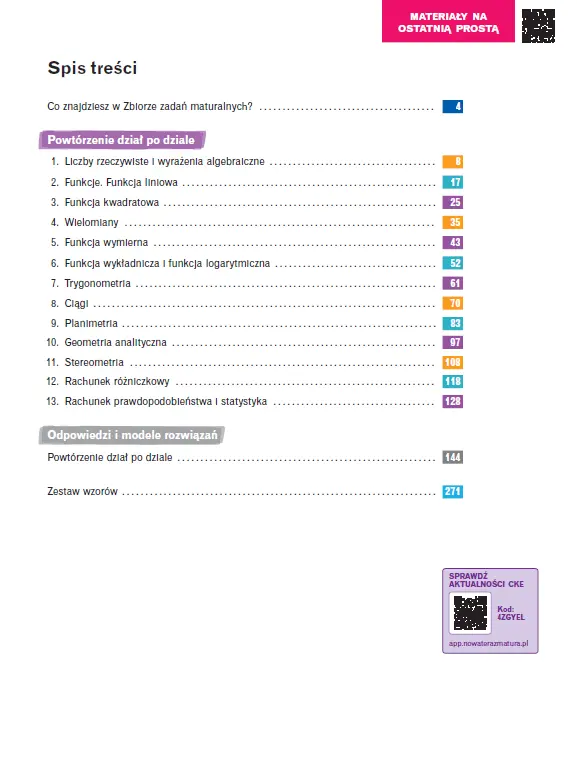 Nowa Teraz matura 2026. Matematyka. Zbiór zadań. Zakres rozszerzony. 2025/2026 - Książki