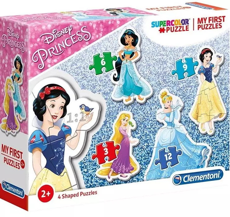 Puzzle 4w1. Moje Pierwsze Puzzle. Księżniczki Disneya - Puzzle