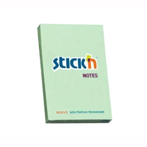 Notes samoprz.76x51mm zielony pastel (12) - Papiernicze i szkolne
