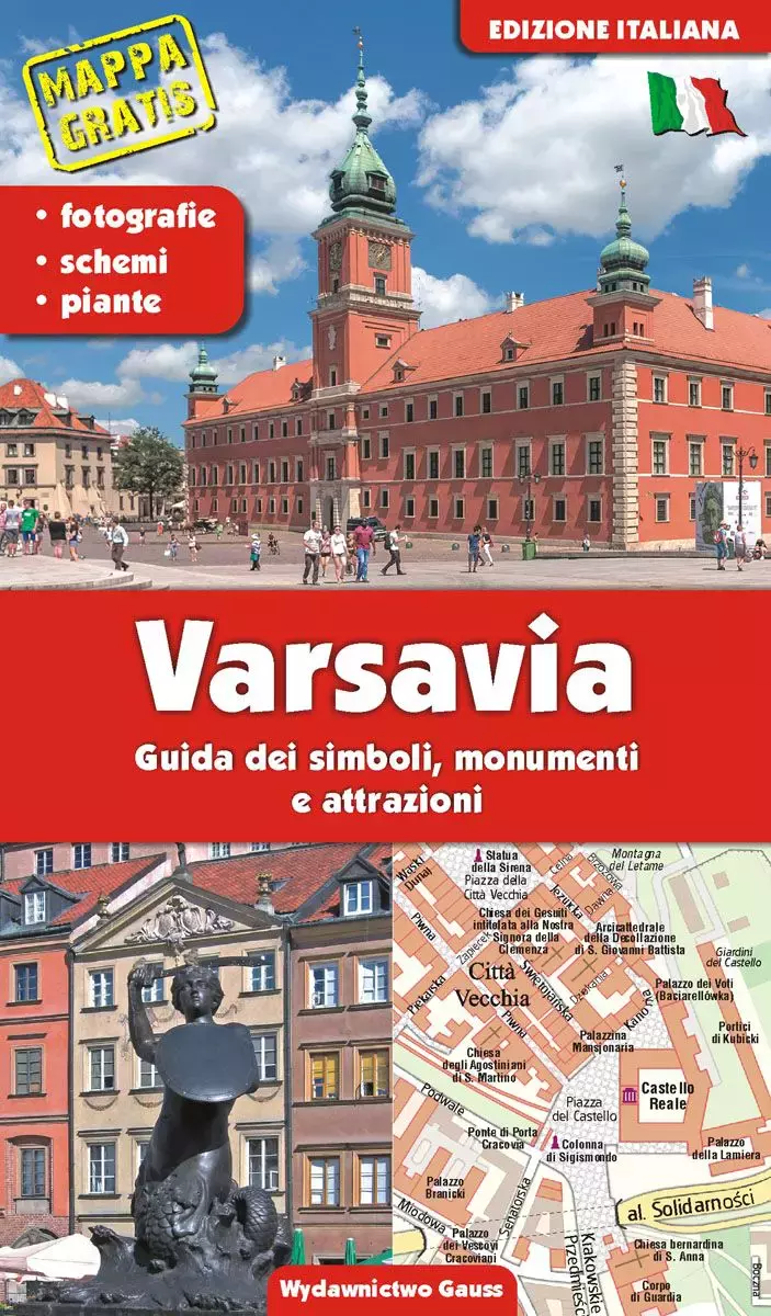 Warszawa. Przewodnik po symbolach, zabytkach i atrakcjach wer. włoska wyd. 2023 - Książki