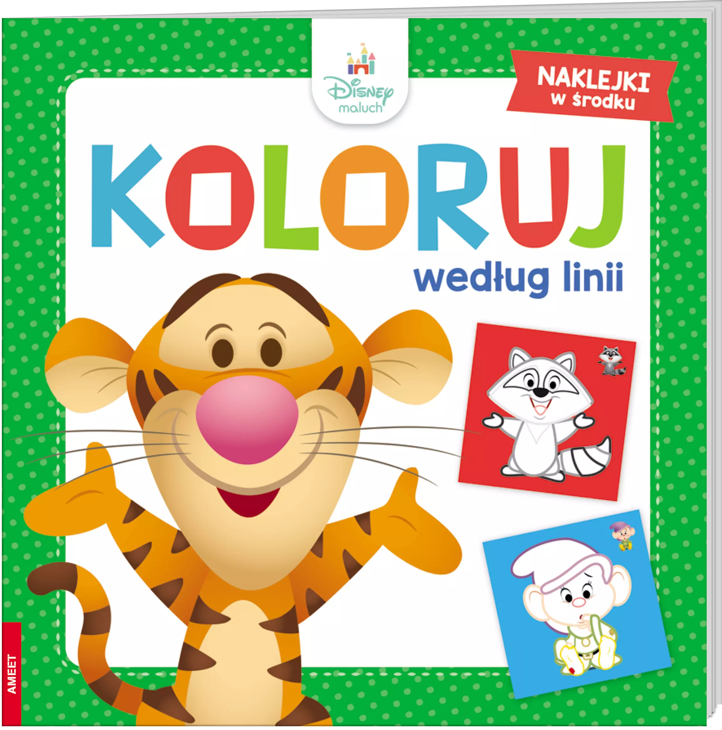 Disney Maluch. Koloruj według linii - Książki