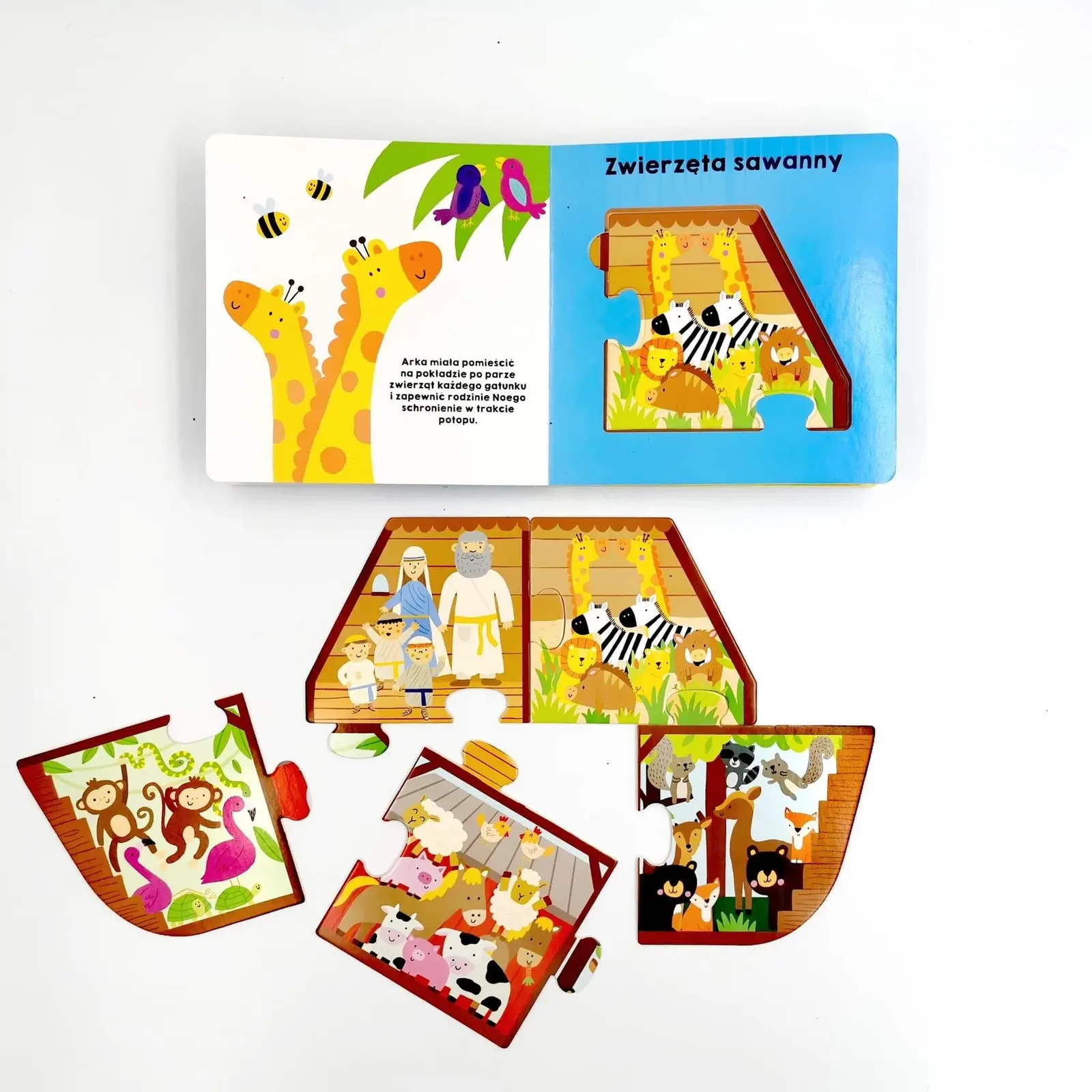Arka Noego. Akademia Mądrego Dziecka. Pierwsze puzzle - Książki