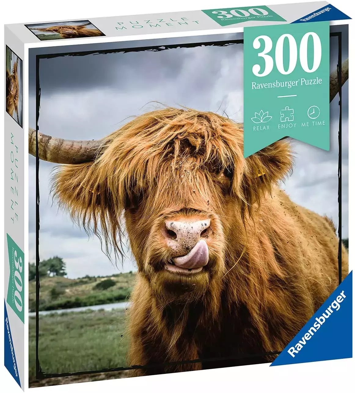 Puzzle 300 elementów. Szkocka krowa - Puzzle