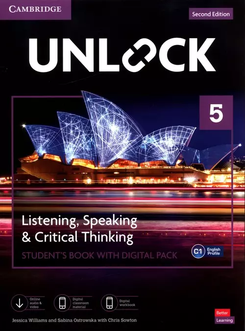 Unlock 5 Listening, Speaking and Critical Thinking Student's Book with Digital Pack - Książki