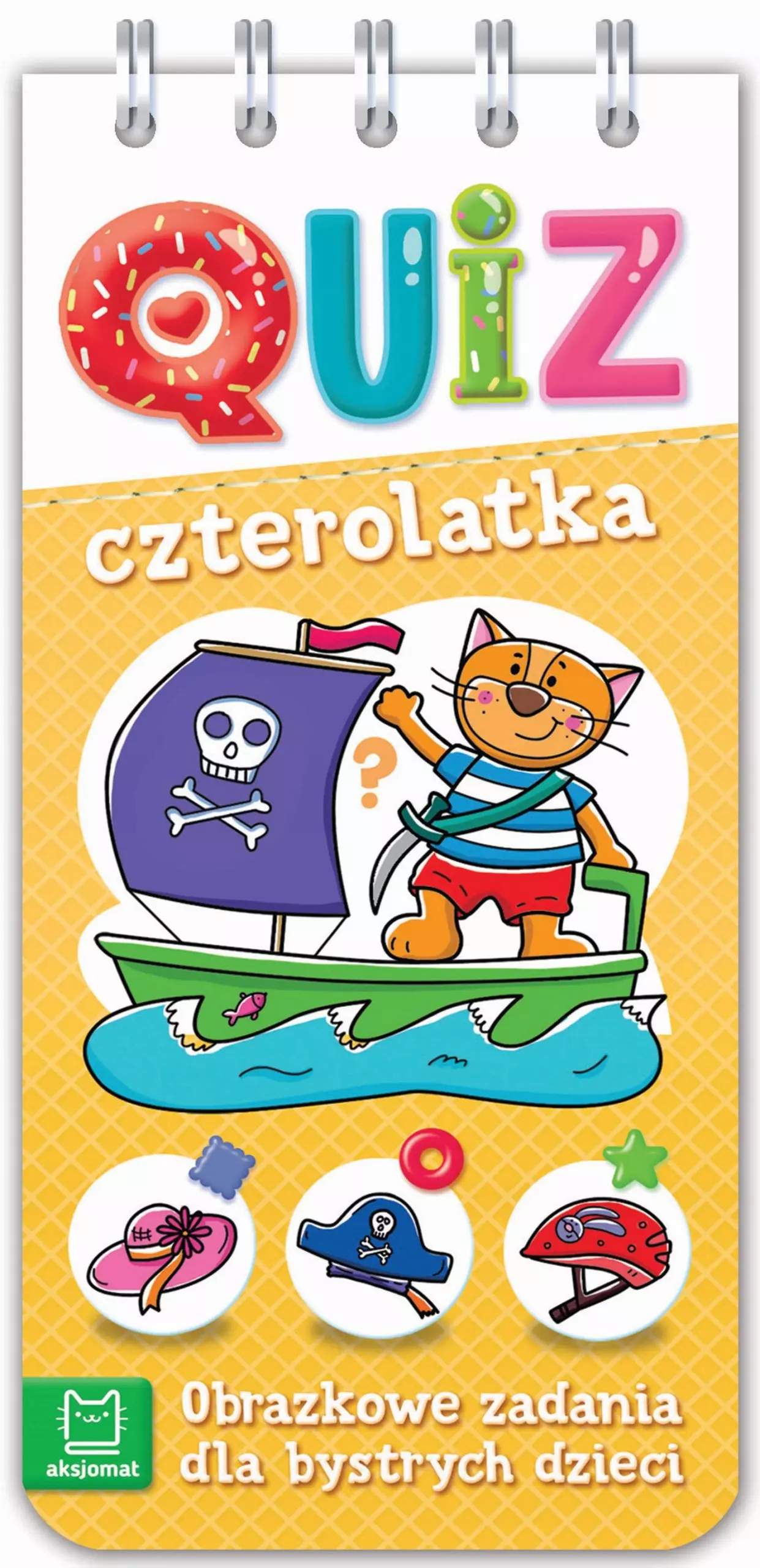 Quiz czterolatka. Obrazkowe zadania dla bystrych.. - Książki