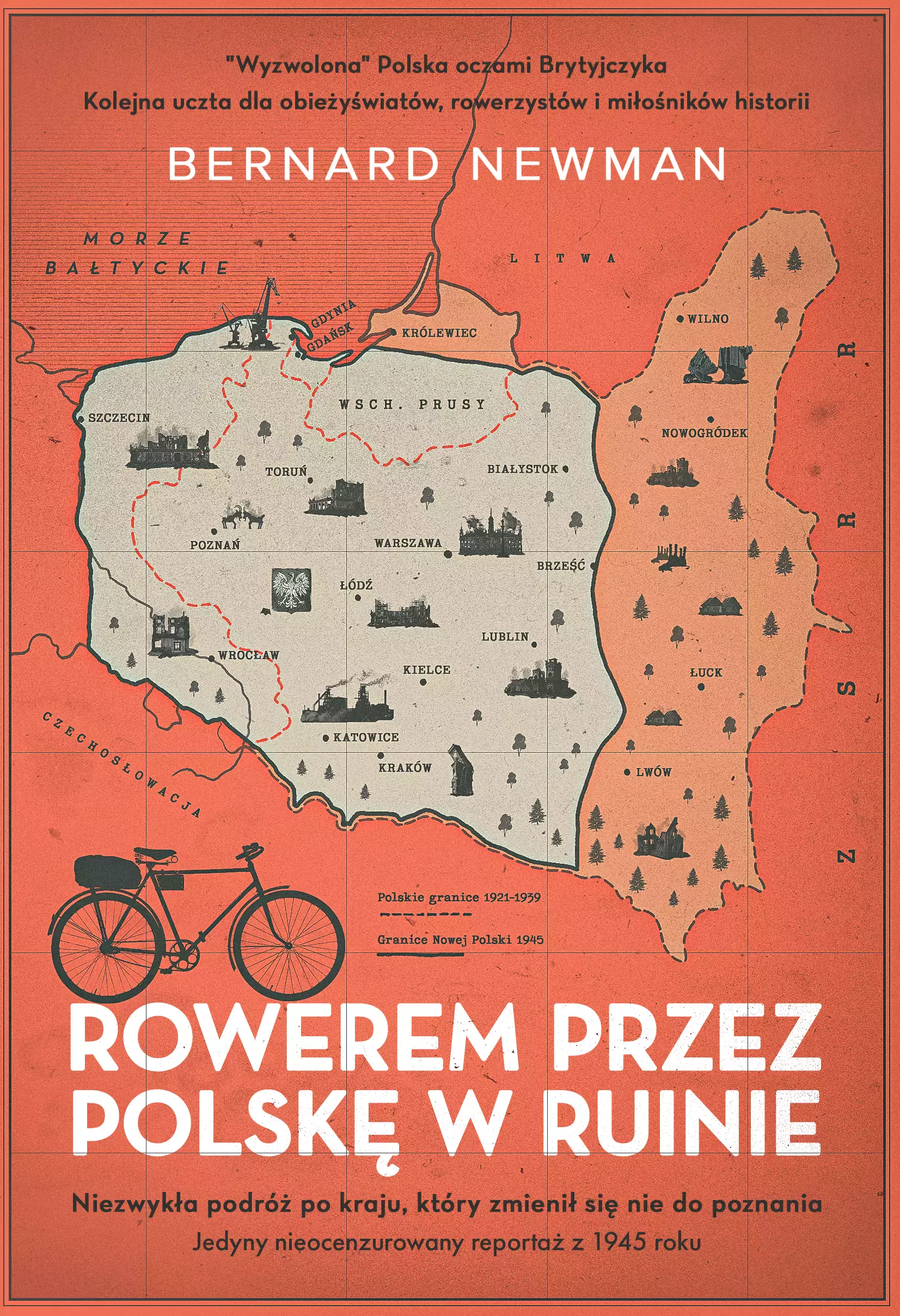Rowerem przez Polskę w ruinie - Książki