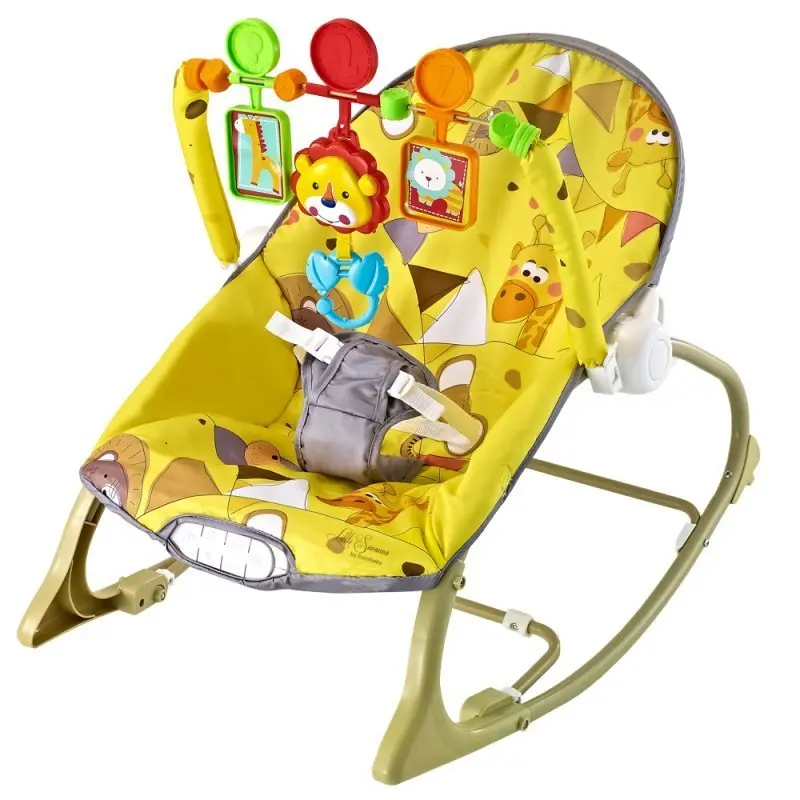 Leżaczek little savanna yellow - Mama i dziecko