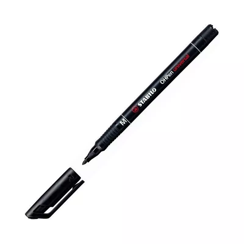 Marker permanentny OHPen M do folii i płyt, czarny - Papiernicze i szkolne
