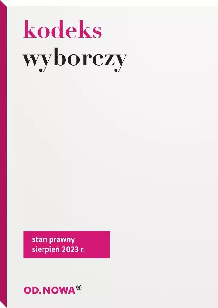 Kodeks wyborczy - Książki