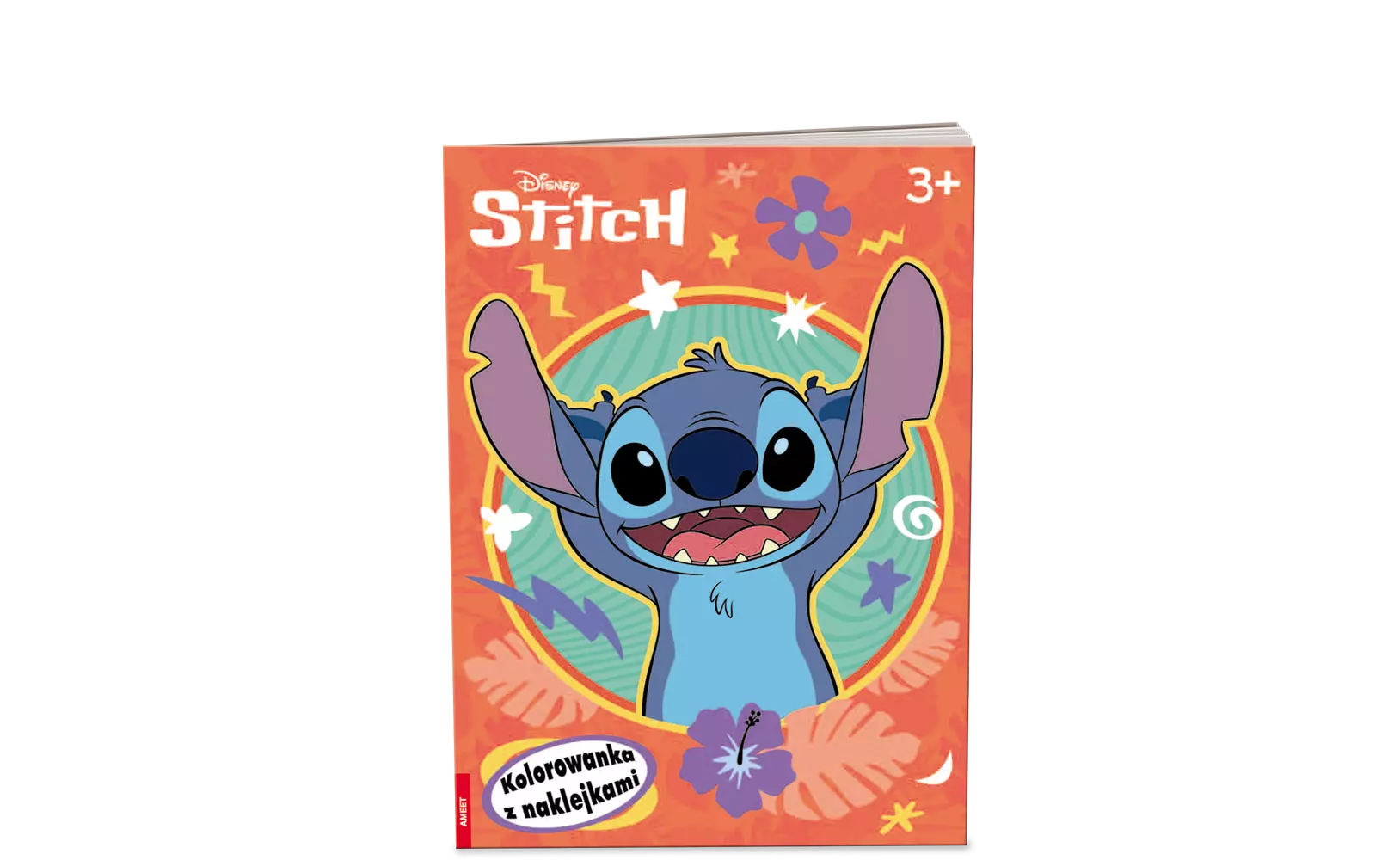 Stitch. Kolorowanka z naklejkami - Książki