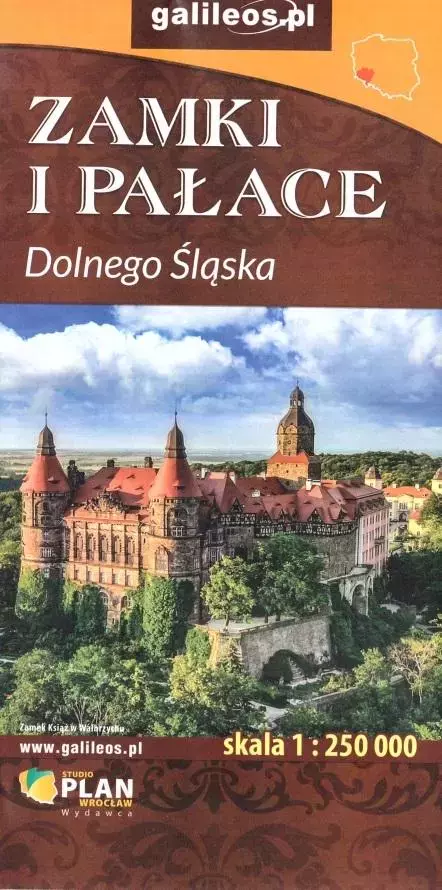 Mapa - Zamki i pałace Dolnego Śląska 1:250 000 - Książki