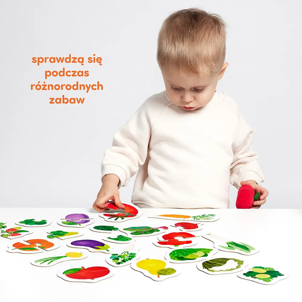CzuCzu. Puzzle do pary. Owoce i warzywa - Zabawki