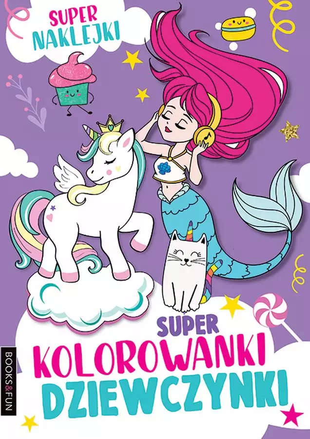Super kolorowanki dziewczynki - Książki
