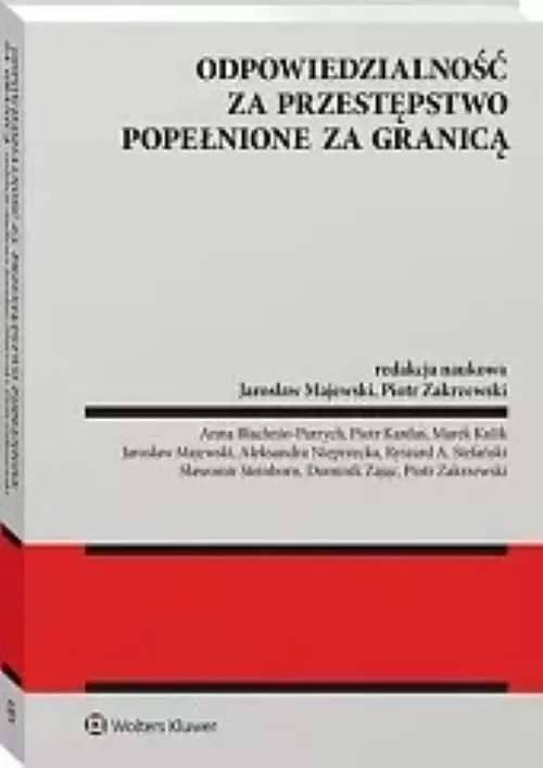 Odpowiedzialność za przestępstwo popełnione za granicą - Książki