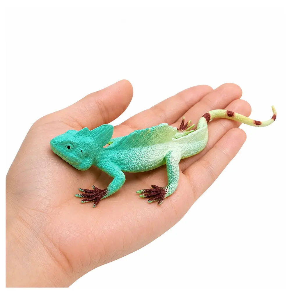 Jaszczurka Agama Żaglowa Gumowa Figurka Rozciągliwa Realistyczna 16 cm - Zabawki