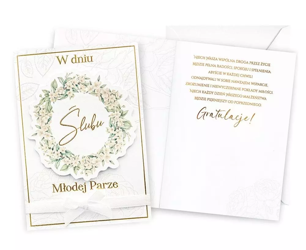 Karnet Ślub - Papiernicze i szkolne